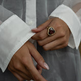 Tourmaline Logo Ring