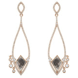 Sliced Diamond Earrings