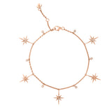 Celestial Charm Bracelet - Rose Gold