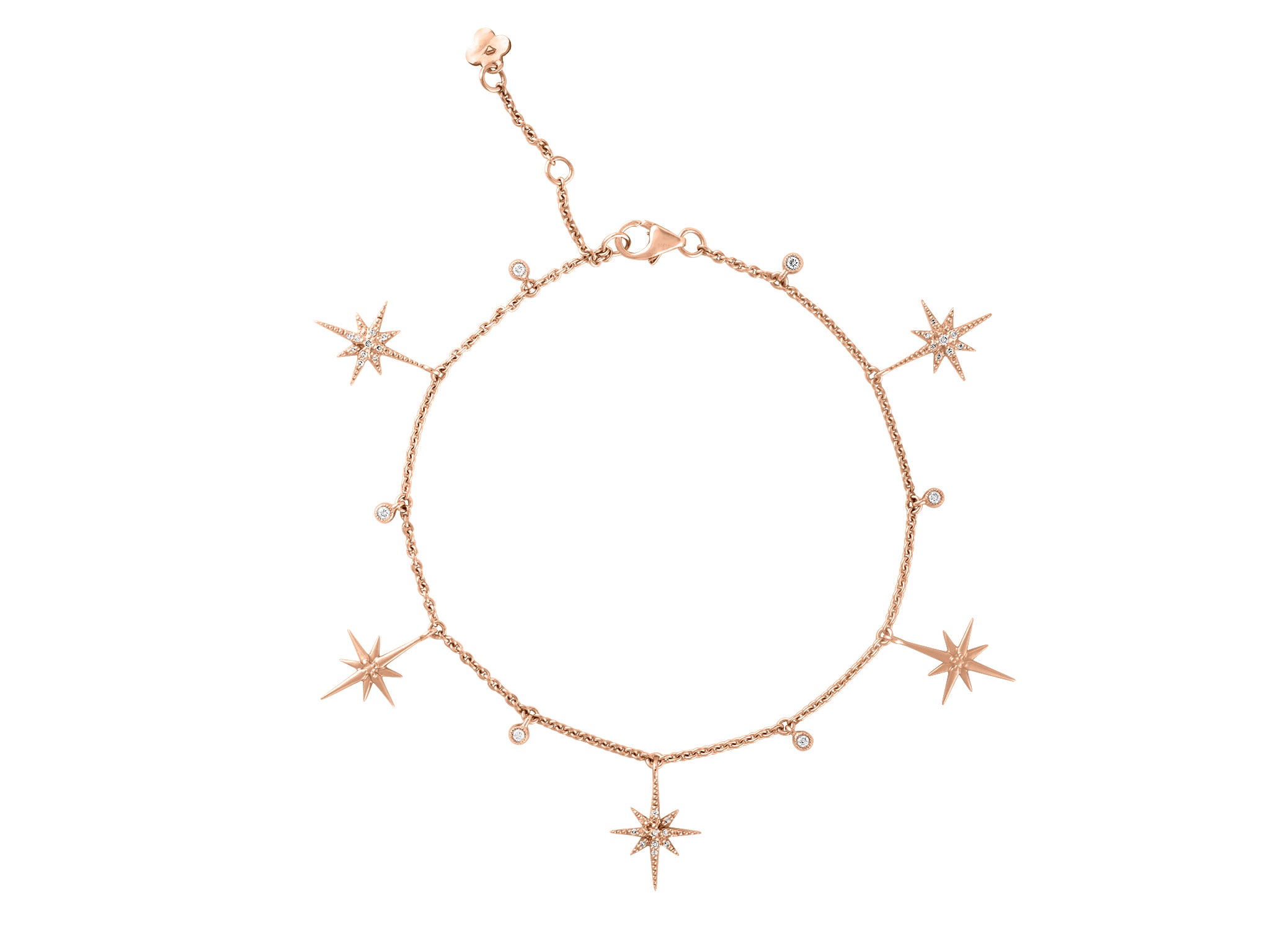 Celestial Charm Bracelet - Rose Gold