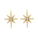 Diamond Celestial Earrings - Yellow Gold