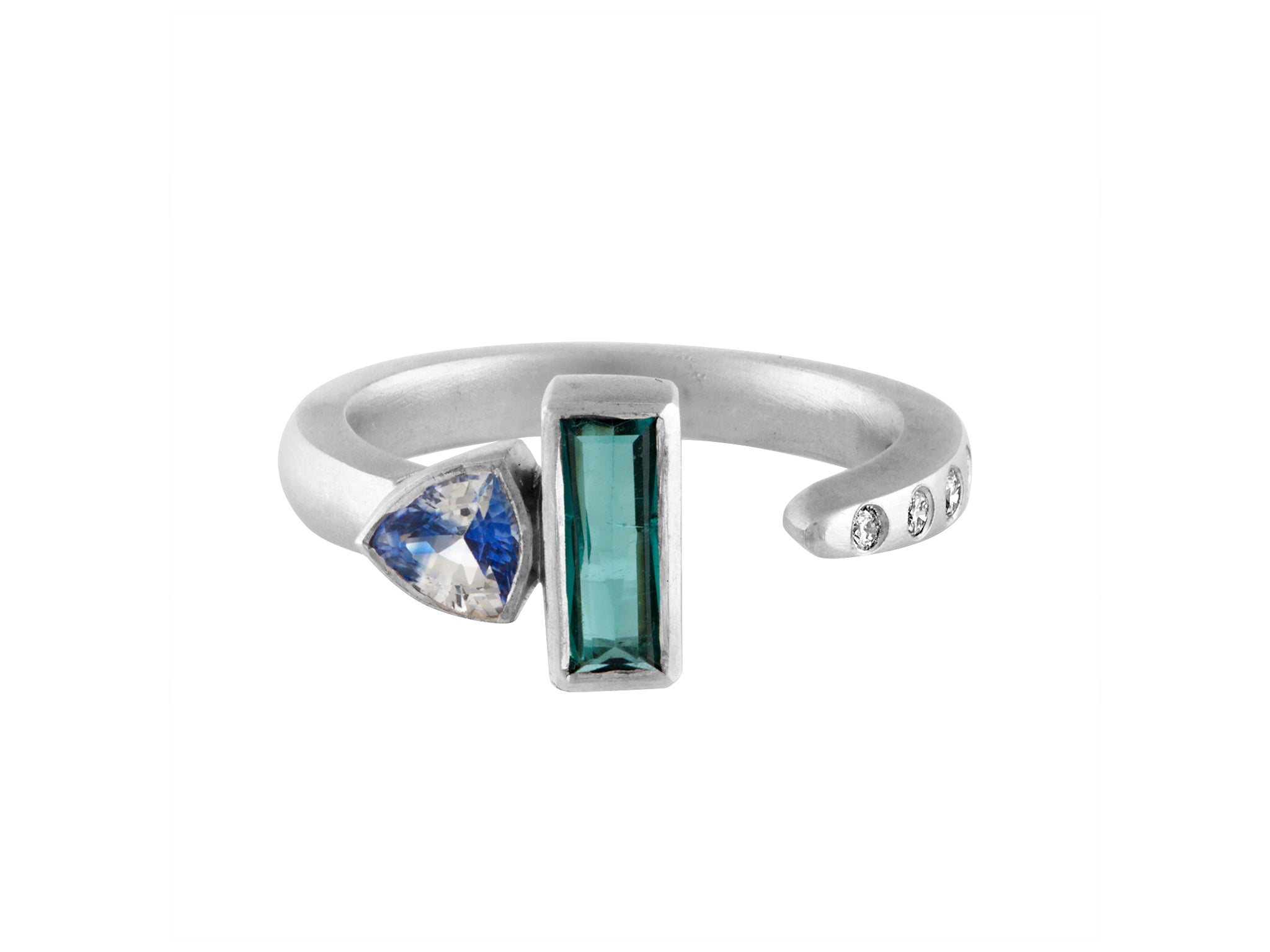 Sapphire Stackable - White Gold